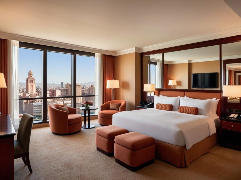 Habitación con vistas hacia la ciudad