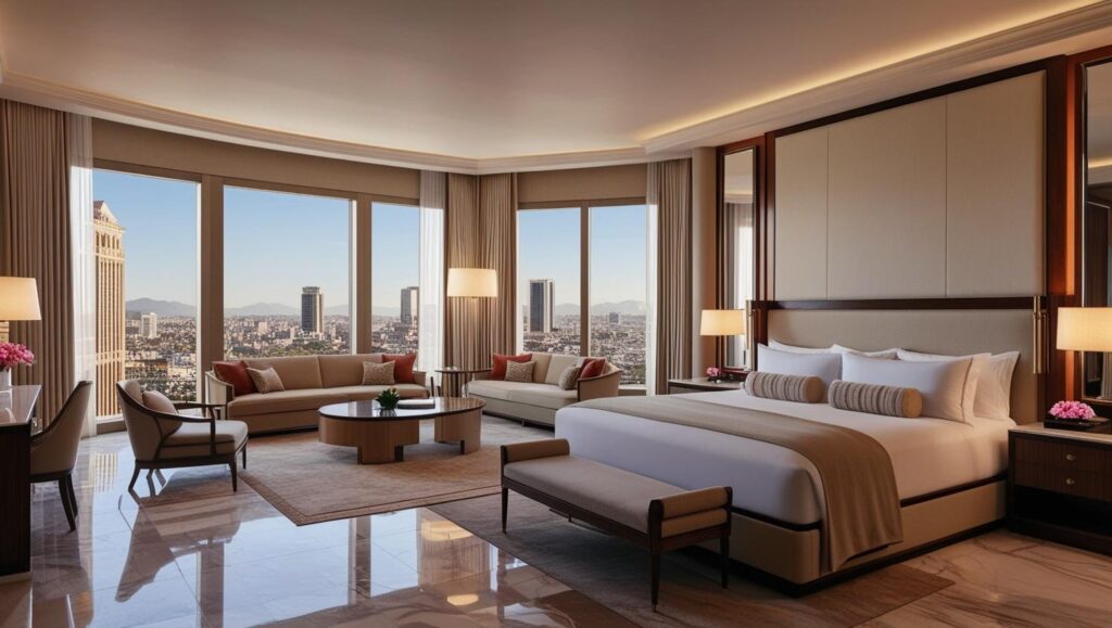 Habitación de lujo del JW Marriott Hotel Mexico City Polanco